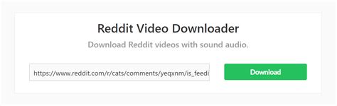 Video Downloader for reddit